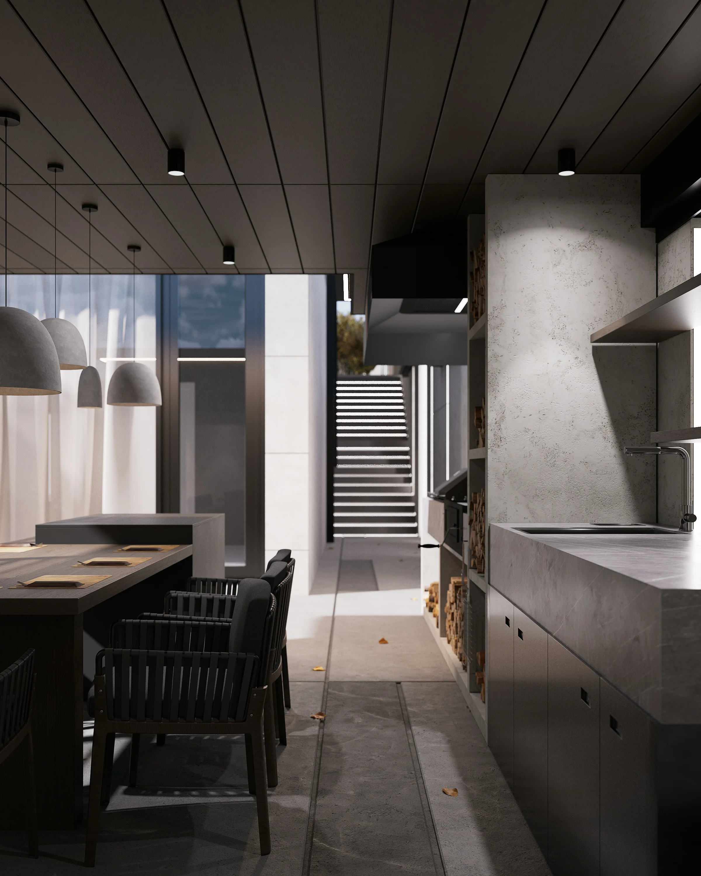 Дом на Белой речке - хай-тек - Все фото 15