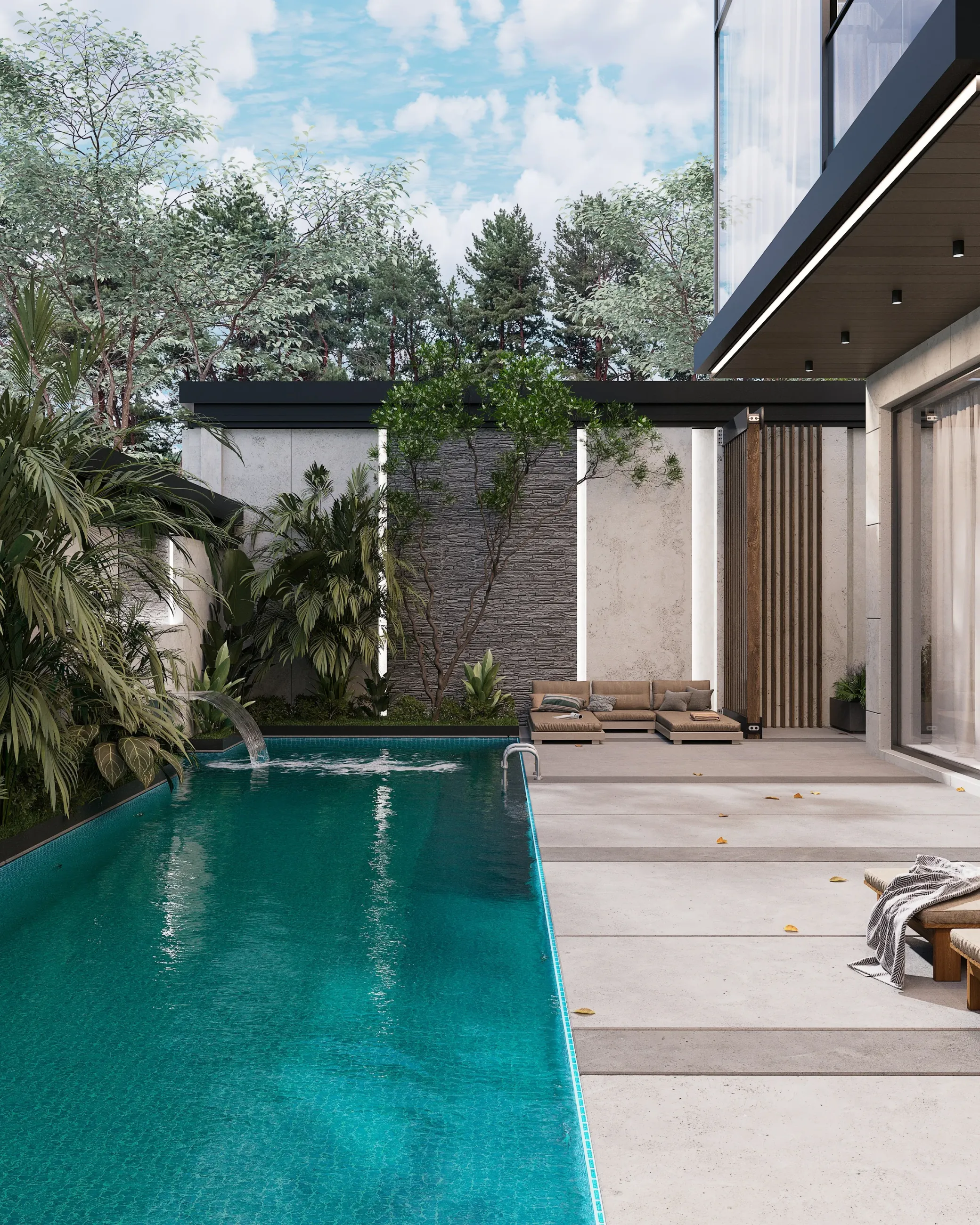 Дом на Белой речке - хай-тек - Все фото 3