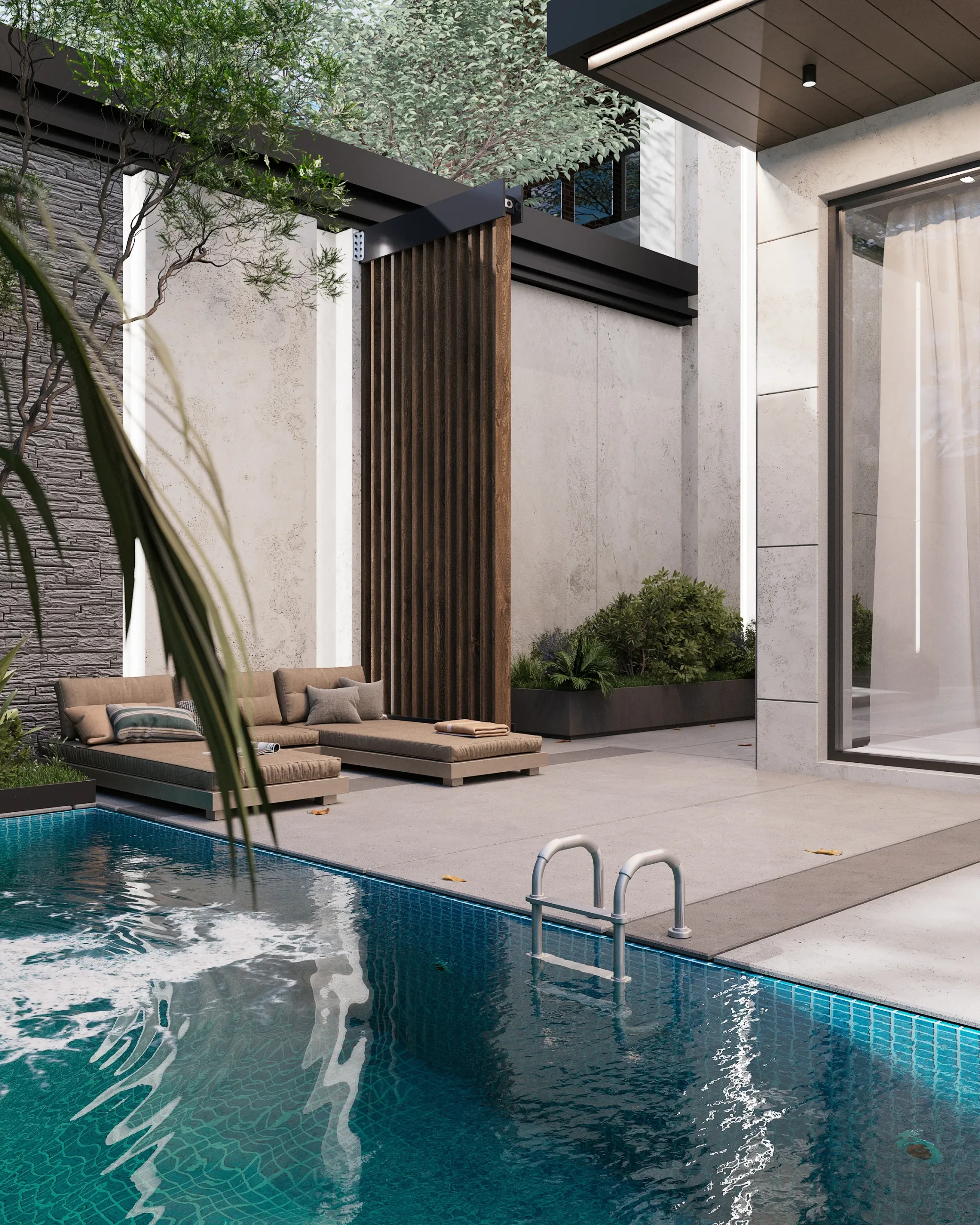 Дом на Белой речке - хай-тек - Все фото 5