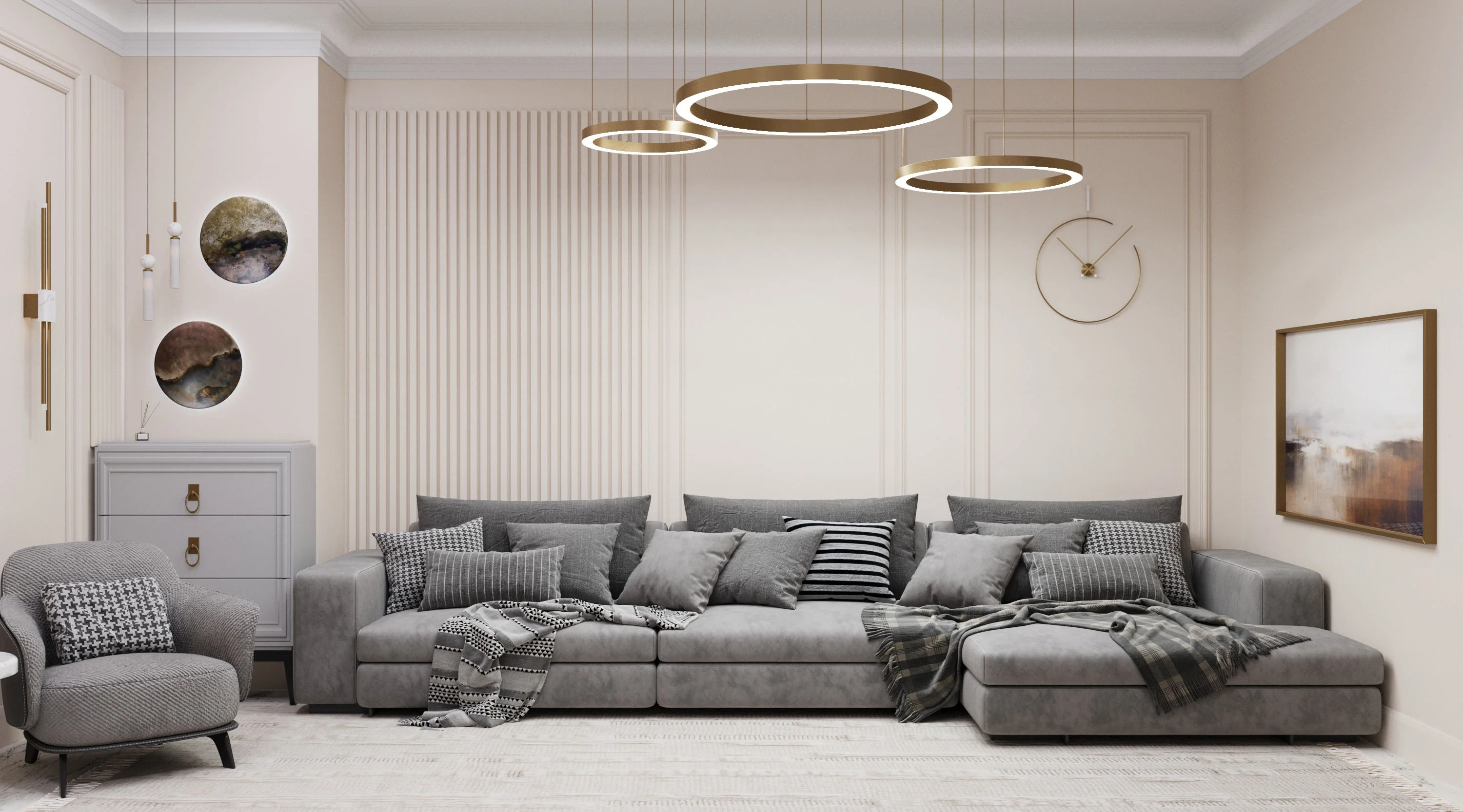 Квартира на Театральной 103 - гостиная 3