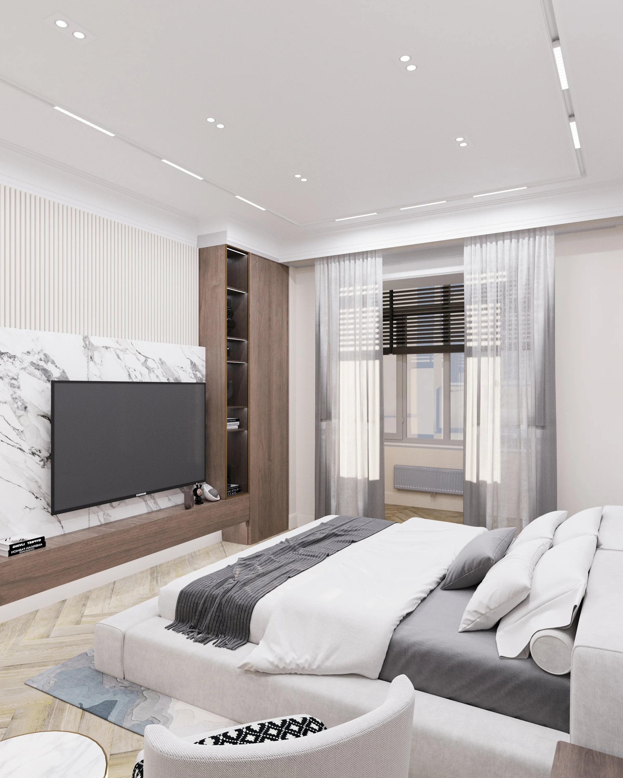 Квартира на Театральной 103 - спальня 8