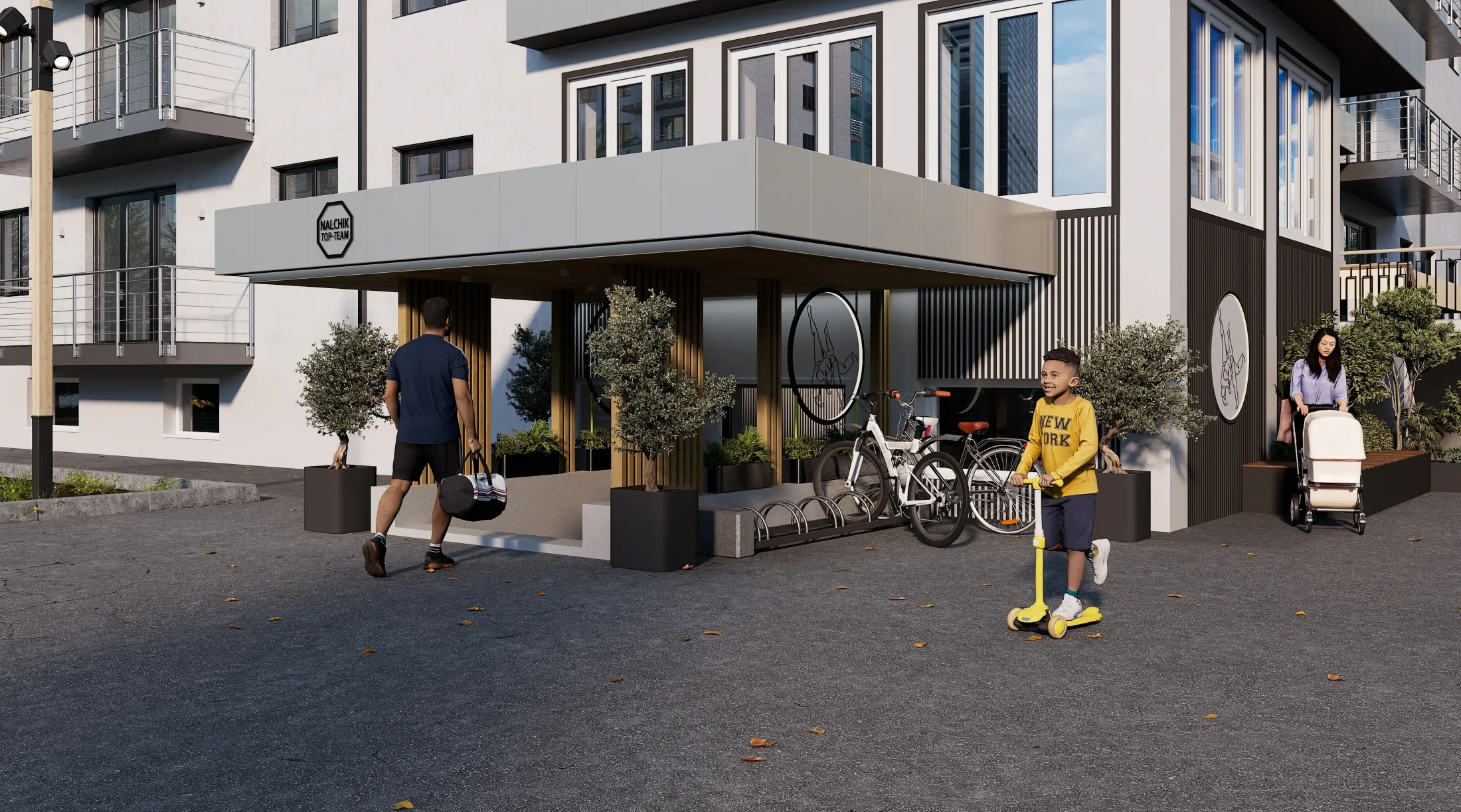 Спортзал на Театральной - экстерьер 1