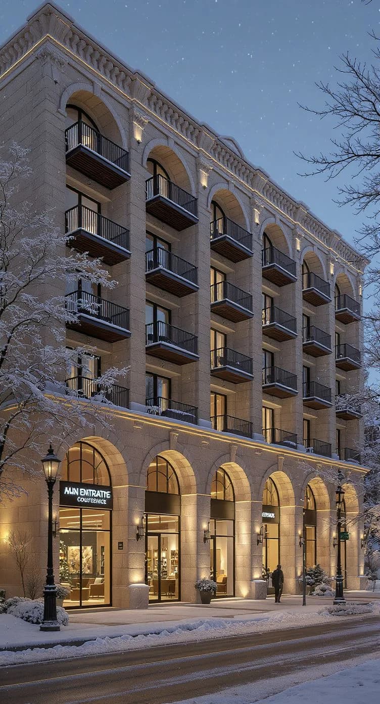 ландшафтный дизайн двора многоквартирного дома - визуализация, Homedom